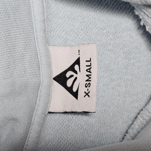 NWT Wasted Collective Unisex Light Blue Hoodie Size XS - Picture 6 of 10